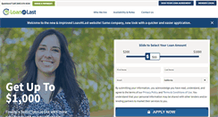 Desktop Screenshot of loanatlast.com